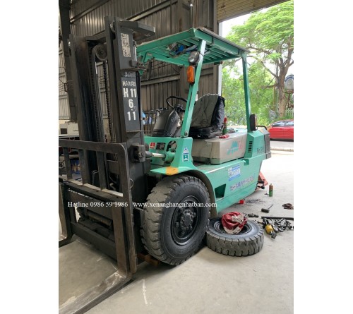 Trục Ắc Phi Dê Xe Nâng Mitsubsihi FD35~50 F19B - Mitsubishi Forklift King Pin