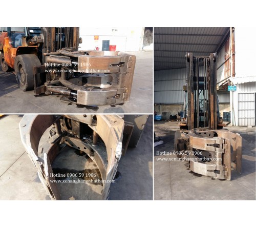 Phục hồi bộ xi lanh càng kẹp giấy xe nâng Toyota 4.5 tấn 7FD45