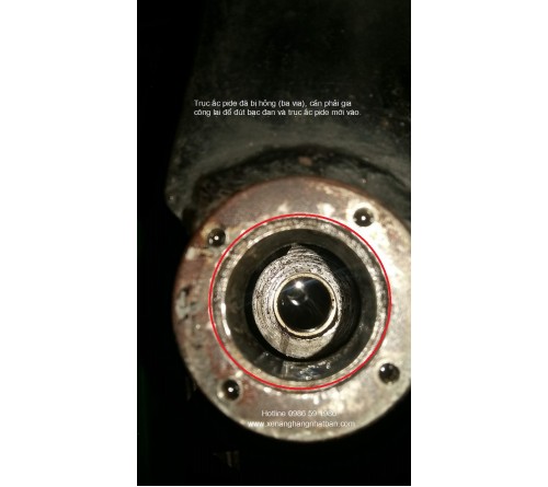 Đại tu sửa chữa cầu sau - khung gầm - khung dí xe nâng 2.5 tấn TCM FD25T3, FD25T3Z, FD25T6
