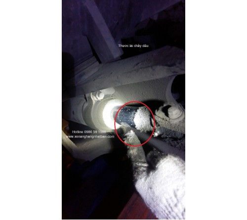 Đại tu sửa chữa cầu sau - khung gầm - khung dí xe nâng 2.5 tấn TCM FD25T3, FD25T3Z, FD25T6