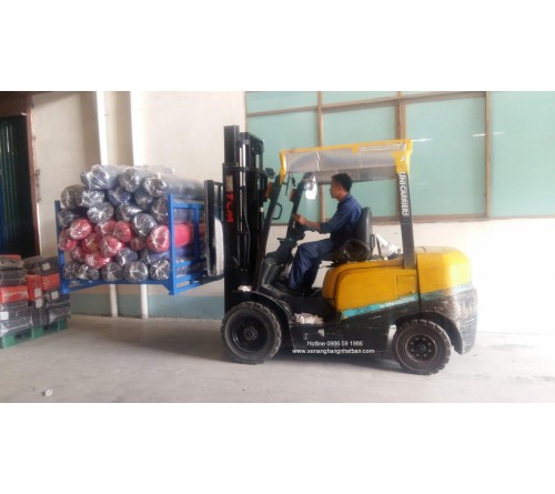 Đại tu sửa chữa cầu sau - khung gầm - khung dí xe nâng 2.5 tấn TCM FD25T3, FD25T3Z, FD25T6