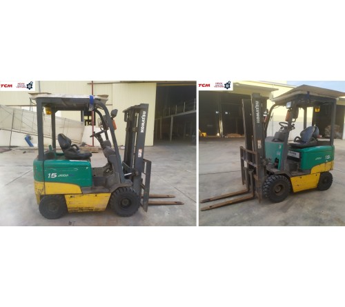 Sửa xe nâng tại Lục Ngạn, Bắc Giang - Xe nâng điện 1.5 tấn Komatus FB15EXL-11