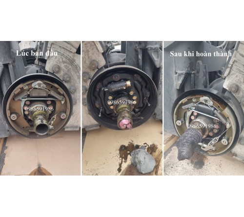 Đại tu phanh xe nâng 3 tấn TCM FD30T3Z C240