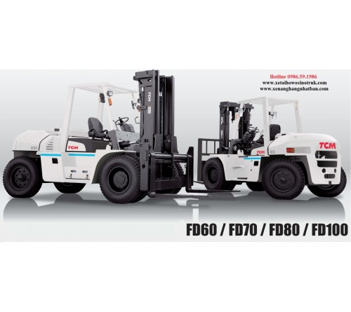Xe Nâng 6 tấn - 7 tấn - 8 tấn - 10 tấn TCM Nhật Bản