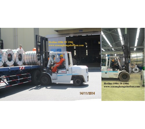 Xe Nâng 4 tấn - 4.5 tấn - 5 tấn TCM Nhật Bản