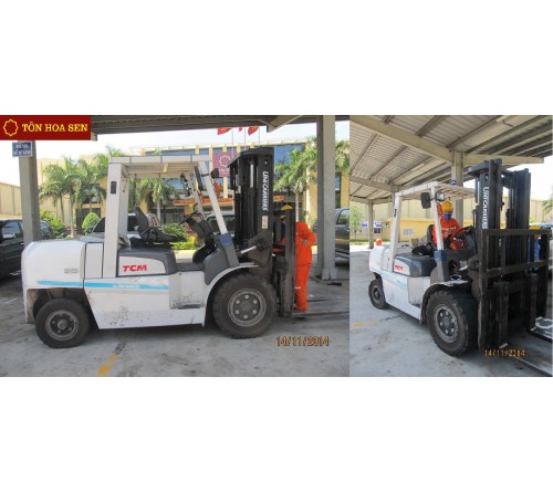 Xe Nâng 4 tấn - 4.5 tấn - 5 tấn TCM Nhật Bản