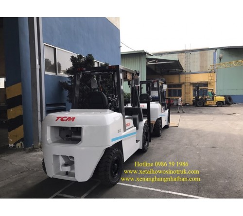 Xe Nâng 4 tấn - 4.5 tấn - 5 tấn TCM Nhật Bản