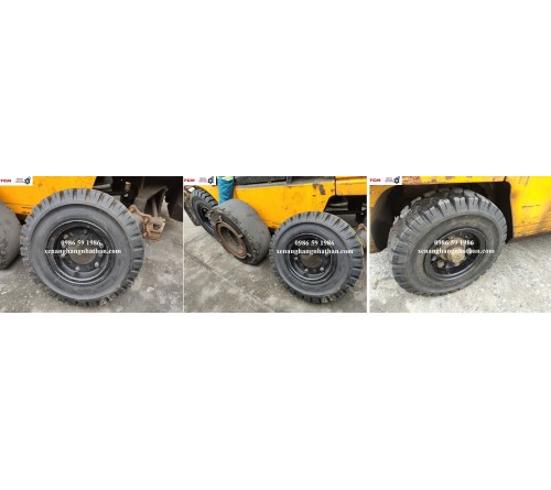 Lốp đặc 7.00-12 hãng DUNLOP - Thái Lan