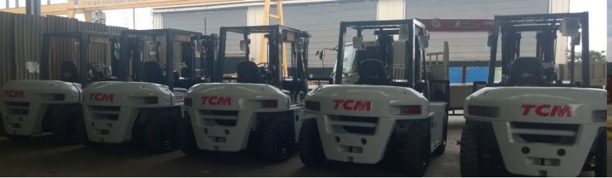 Bàn giao xe nâng 7 tấn cho khách hàng PTSC Vũng Tàu