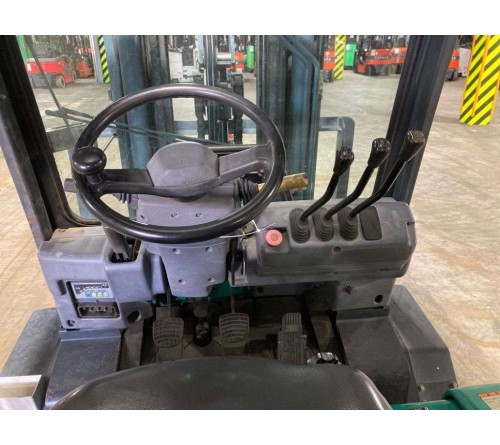 Xe nâng điện 3 tấn Komatsu FB30-11, chiều cao nâng 5m5, 3 tầng nâng, bình điện VGD545 GS Yuasa