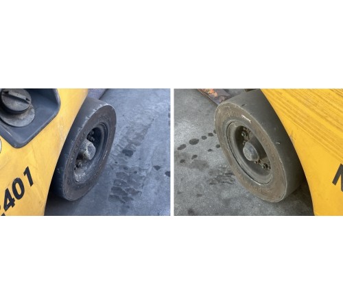 Xe nâng Nhật bãi 2.5 tấn Komatsu FD25T-17 4D94LE, chiều cao nâng 4m, dịch giá, SX tại Nhật Bản 2012