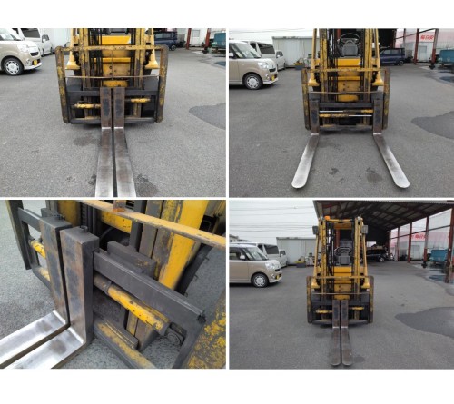 Xe nâng 2.5 tấn Toyota 02-7FD25 dịch càng, động cơ 2Z, đã qua sử dụng, sản xuất tại Nhật Bản 2002