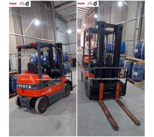 Xe nâng điện ngồi lái 1.5 tấn Toyota 7FB15, đã qua sử dụng, chiều cao nâng 4m7, dịch càng, chui công, đời cao 2016, bình điện 485Ah VDHP485 Hitachi