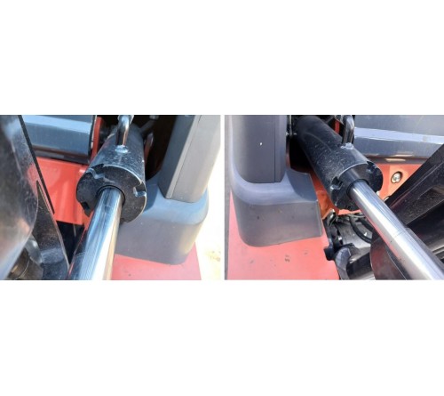 Xe nâng điện ngồi lái 2.5 tấn Toyota 7FB25 chui công dịch giá 5 mét, đã qua sử dụng, bình điện 600Ah VSDX600MH Hitachi, sản xuất tại Nhật Bản 2016/09