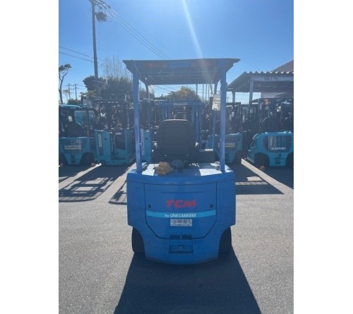 Xe nâng điện ngồi lái 2.5 tấn TCM FB25-8 VFHM400 side shift VTDX565MH chui công dịch giá