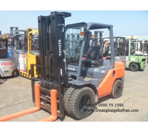 Xe nâng cũ 3.5 tấn Toyota 52-8FDJ35, 2014, 4.3h