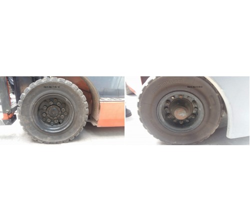 Xe nâng cũ 2.5 tấn đời cao, hãng Toyota, model 62-8FD25, động cơ 1DZ-II, 3900h, sản xuất Nhật Bản 2012 2013