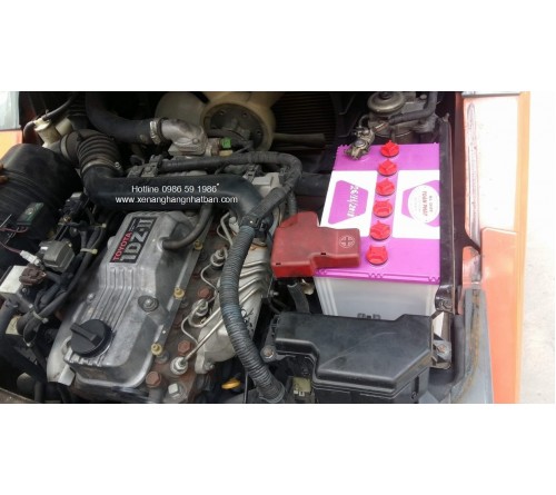 Xe nâng cũ 2.5 tấn đời cao, hãng Toyota, model 62-8FD25, động cơ 1DZ-II, 3900h, sản xuất Nhật Bản 2012 2013