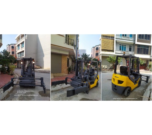 Xe nâng 1.5 tấn Komatsu Dịch giá - Xe nâng cũ đời cao - 05/2013 - FD15T-21