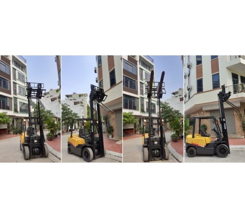 Xe nâng 2.5 tấn gật gù, số tự động, TCM FD25T3 TD27