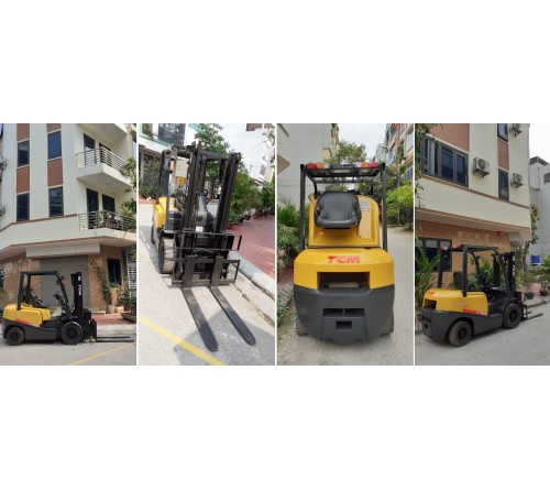 Xe nâng 2.5 tấn gật gù, số tự động, TCM FD25T3 TD27