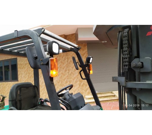 Xe nâng cũ 3 tấn chui công dịch giá - Hãng Mitsubishi FG30T - 2004 - SX Nhật Bản - Đăng kiểm T4/2019