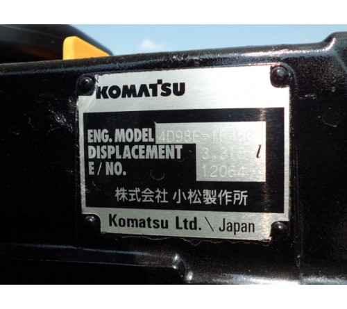 Xe Nâng Cũ Komatsu 3.5 tấn FD35AT đời 2012/9 - Số giờ đã chạy 366h