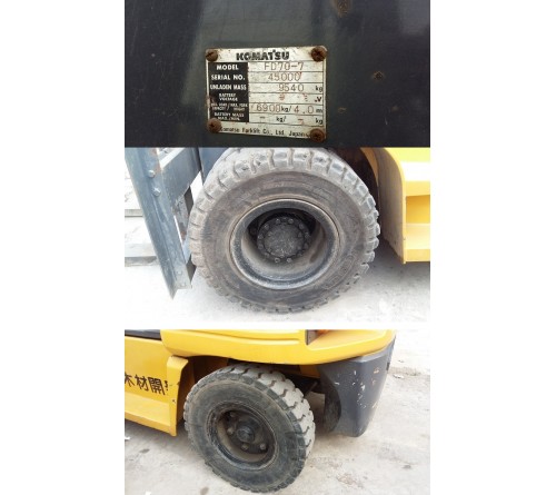 Xe Nâng Cũ 7 Tấn Komatsu FD70-7