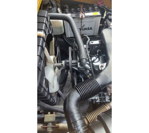 Xe nâng Nhật bãi 2.5 tấn, TCM Unicarriers FD25T4, Dịch giá, Càng dài 1.5m, Đời cao 2015